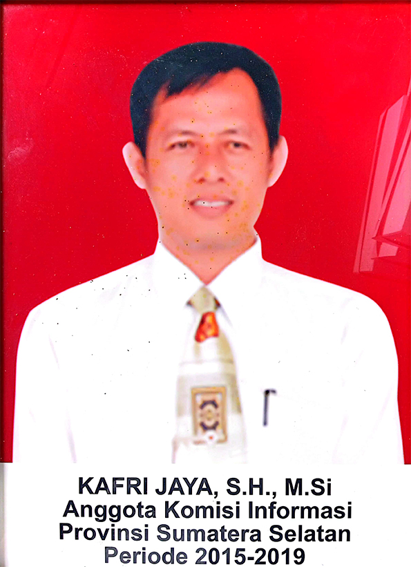 komisioner Komisi informasi Prov. sumsel periode 2015-2019
