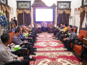 audensi bersama Bupati OKU dan jajaran OPD bersama Komesioner KIP Sumsel