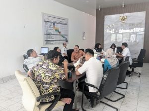 rapat : menetapkan jadwal persiapan tahapan penganuragahn e-monev tahun 2026 di Kabupaten Muara Enim